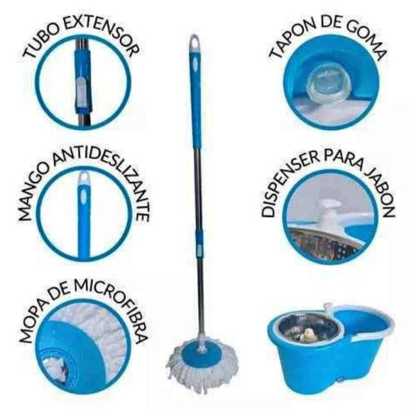 TRAPERO GIRATORIO CON TAMBOR METALICO