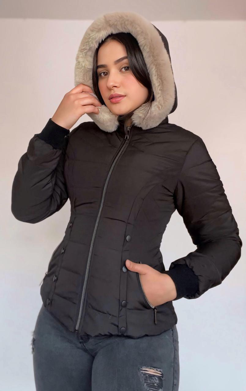 Chaqueta ovejera capota peluche N99A