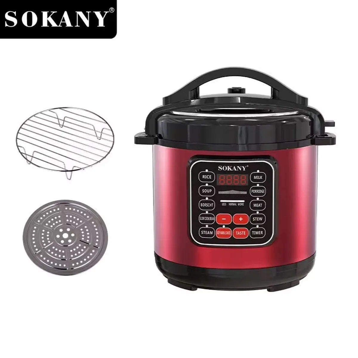 Olla Presión Eléctrica Sokany 5l Multifu