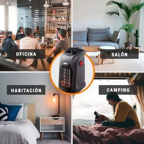 Calefactores, calentadores de ambiente.